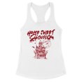 thumbnail image 1 of Home Sweet Home Haunted Tank Top Fitted Racerback Women's Large White, 1 of 5