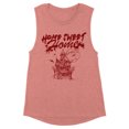 thumbnail image 1 of Home Sweet Home Haunted Women's Muscle Tank X-Large Desert Pink, 1 of 5