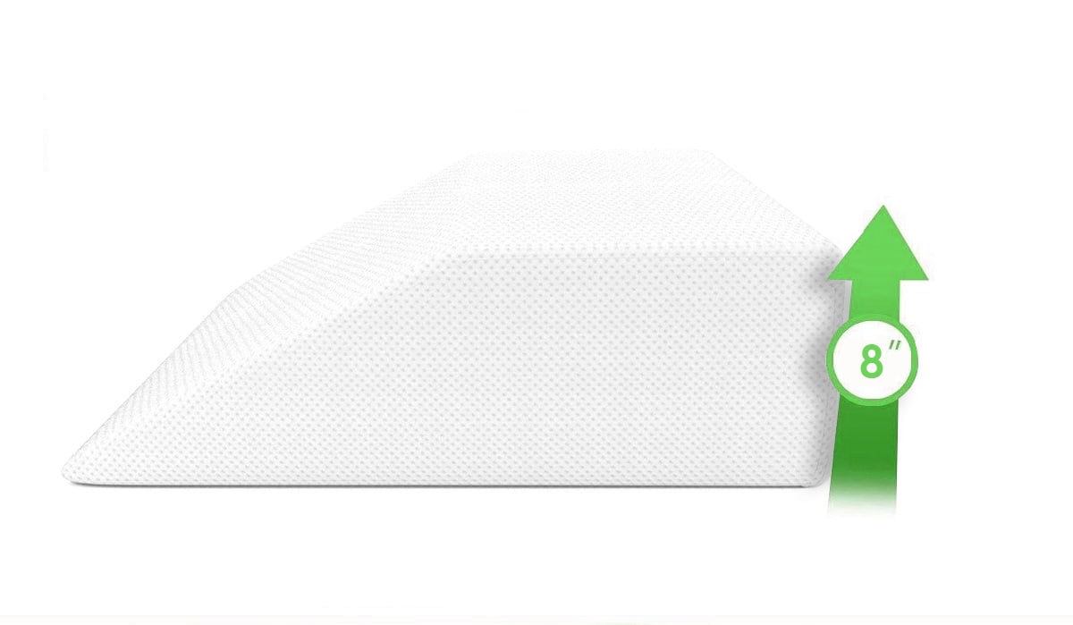 Home Sweet Home Leg Rest Wedge Pillow with Memory Foam Top