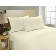 thumbnail image 1 of Home Sweet Home London 1800 Series Microfiber Deep Pocket Bed Sheet Set (Twin, Ivory), 1 of 2