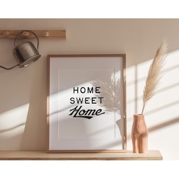 Home Sweet Home Poster Prints Wall Poster Modern Wall Decor Art, Poster Only