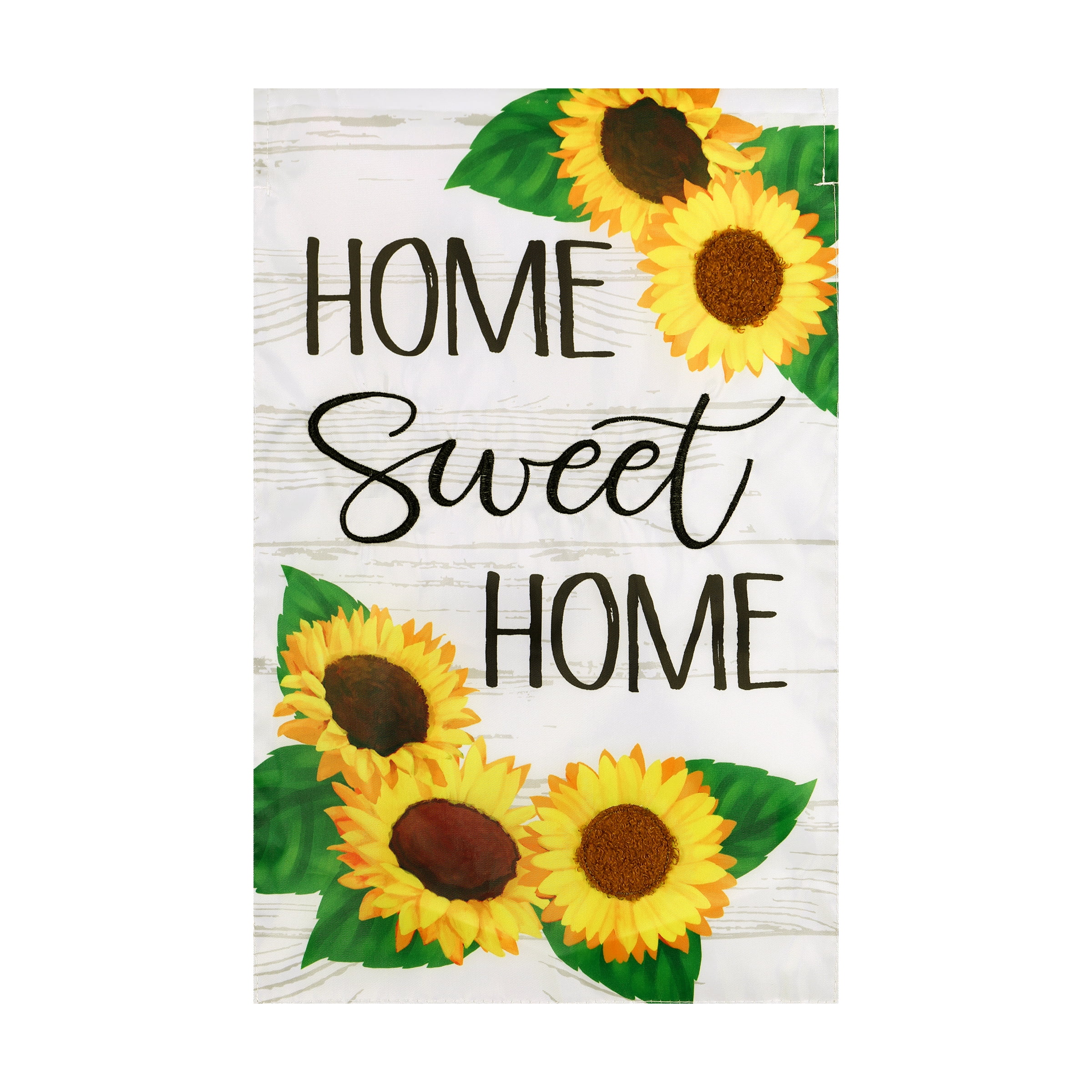 Home Sweet Home Sunflower Yard Flag 11.5in x 18in