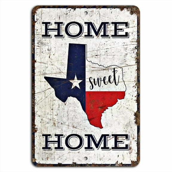 Home Sweet Home Texas Rustic Sign