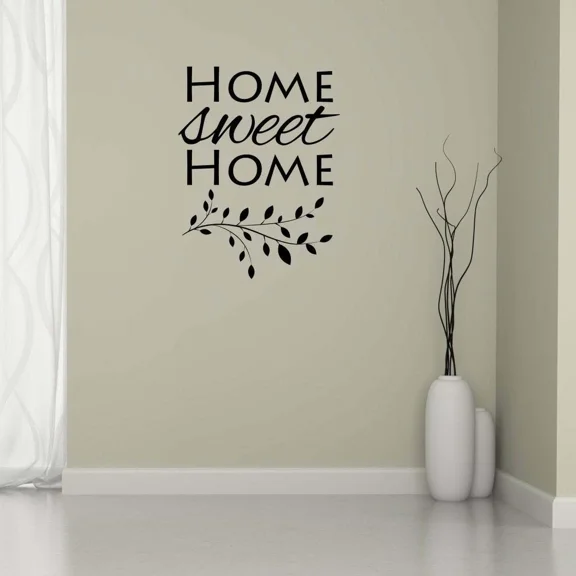 Home Sweet Home Tree Branch Living Room Vinyl Wall Decal Quote Decor Words