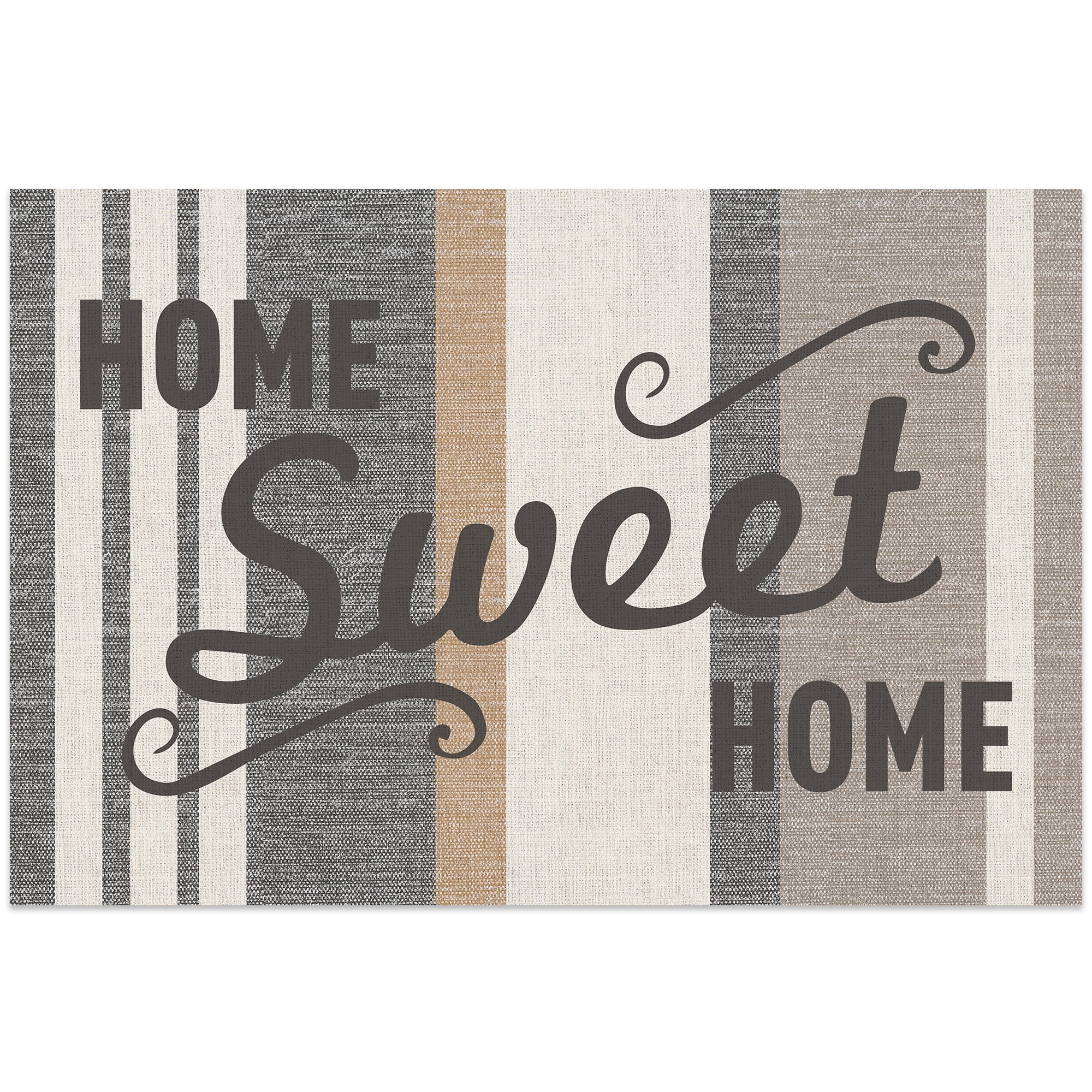 home Sweet Home Three Cats Door Mat, Indoor Mat, Creative Doormat