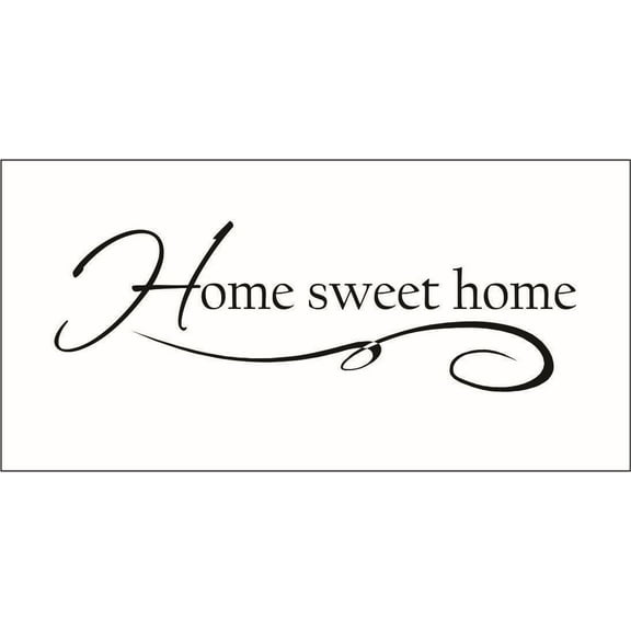 Home Sweet Home Vinyl Quote - Small