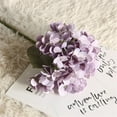 thumbnail image 1 of Home Table Decoration Silk Autumn Fake Peony Bride Bouquet Artificial Rose Flowers Hydrangea LIGHT PURPLE, 1 of 8