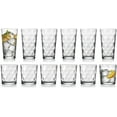 thumbnail image 1 of Home to Table HE Modern Drinking Glasses Set, 12-Count Galaxy Glassware, Includes 6 Cooler Glasses (17oz) 6 DOF Glasses(13oz) 12-piece Elegant Glassware Set, 1 of 4