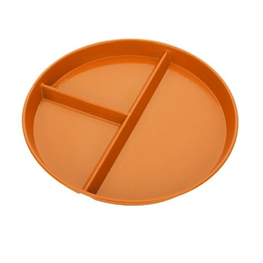 Home Tableware Three Compartment Divided Meal Plate Ration Dish Plate