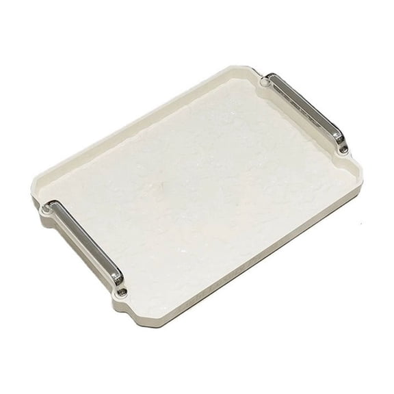 Home Tea Cup Tray Living Room Dried Fruit Dim Sum Tray Rectangular Fruit Tray Aromatherapy Skin Care Products Display Tray