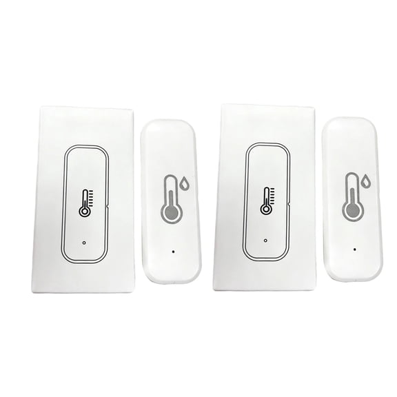 Home Temperature Humidity Detection Set of 2, Room Thermometer for Student Nursery, Greenhouse Thermometer and Humidity, Indoor Thermometer with Humidity Reading, 3X1 Inch Mini