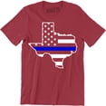 thumbnail image 1 of Home Texas Map Flag Texan Lone Star State Southern Pride USA Men's Shirt, 1 of 4