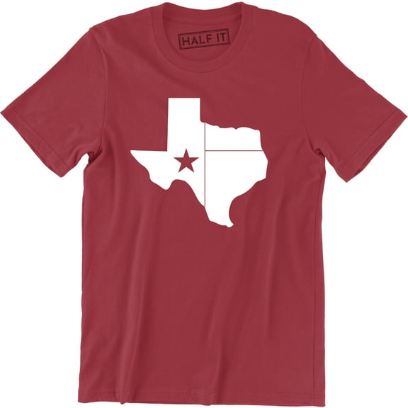 Home Texas Map Flag Texan Lone Star State Southern Pride USA Men's T-Shirt