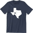 thumbnail image 1 of Home Texas Map Flag Texan Lone Star State Southern Pride USA Men's T-Shirt, 1 of 4