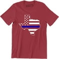 thumbnail image 1 of Home Texas Map Flag Texan Lone Star State Southern Pride USA Men's Tee Shirt, 1 of 4