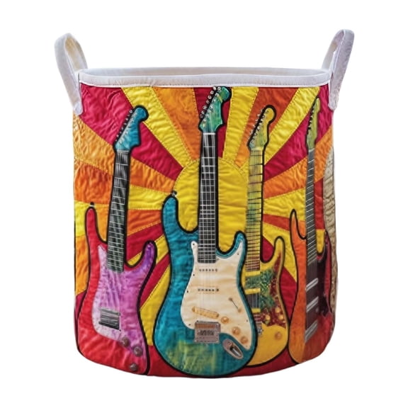 Home Textile Clothing Storage Basket Quilted Fabric Storage Organizer for Home Versatile Laundry Hamper Holds Blankets Books