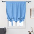 thumbnail image 1 of Home Textile Curtain Curtain For Bathroom Kitchen Adjustable Balloon Roman Curtains For Small Window Room Darkening Shades Drapes Panel Rod Pocket Purple,Blue Home Textile Curtain, 1 of 9
