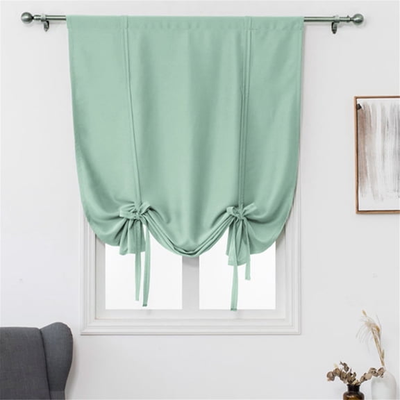 Home Textile Curtain Curtain For Bathroom Kitchen Adjustable Balloon Roman Curtains For Small Window Room Darkening Shades Drapes Panel Rod Pocket Purple,Green Home Textile Curtain