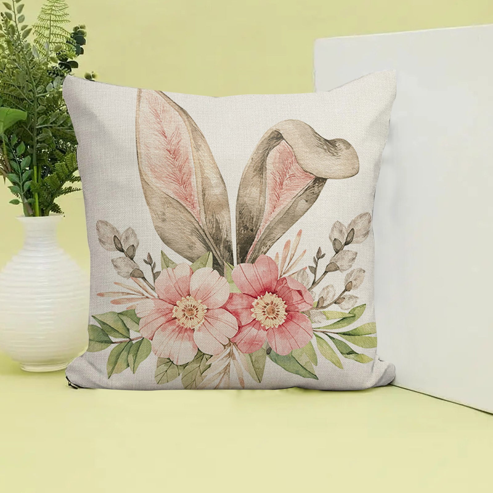 Home Textile Spring Decoration Sofa Linen Cartoon Pillow Pillow Bed