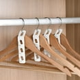 thumbnail image 1 of Home Textile Storage 2 Product for Wardrobe Organization featuring Hanger Connector Hooks 4Pcs Hooks to Create Cascading Hangers and Space Saving Heavy Duty Storage Solution 4PCS, 1 of 7