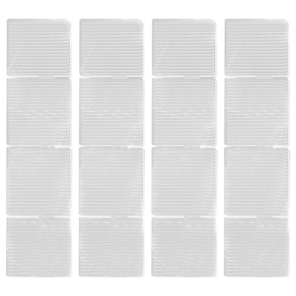 Home Textile Storage,4pcs Adjustable Grid Drawer Dividers DIY Plastic Closet Separator Tidy Organizer Container For Underwear Socks Belt (Transparent White)