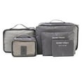 thumbnail image 1 of Home Textile Storage 6Pc Quilt Clothes Storage Bag Gray-6Pc Storage Bag Polyester,Cotton Storage Case, 1 of 2
