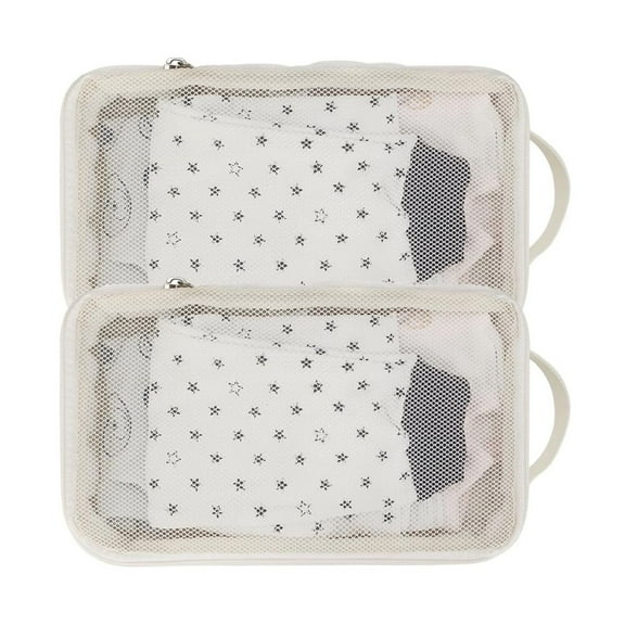 Home Textile Storage Baby Bag Organizer Pouches 2 Pack Pod Hanging Mesh Bag Reusable Washable for Efficient Storage