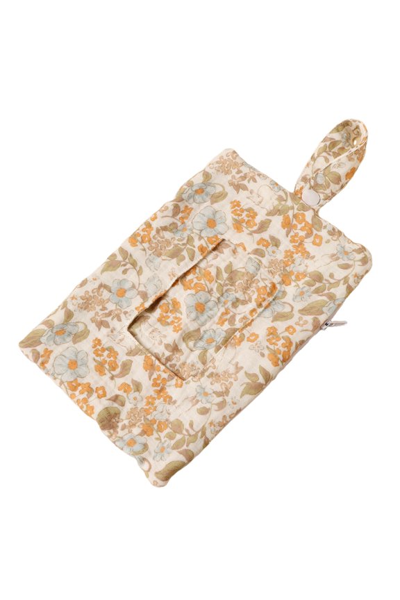 Home Textile Storage Baby Wipe Holder Portable Wipe Dispenser Strollers Storage Bag Container Double Layer Travel Carry Case, A Tissue Storage Bag