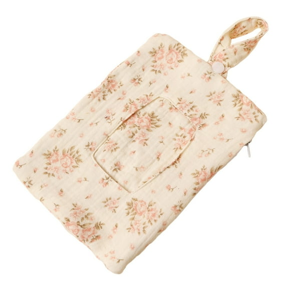 Home Textile Storage Baby Wipe Holder Portable Wipe Dispenser Strollers Storage Bag Container Double Layer Travel Carry Case, A Tissue Storage Bag