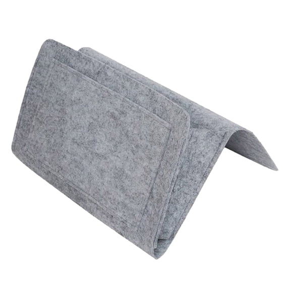 Home Textile Storage Bedside Caddy Organizer Pocket for Tablet Phone Magazine Remote and Small Items - Ideal Hanging Storage Solution for Dorms and Bedrooms