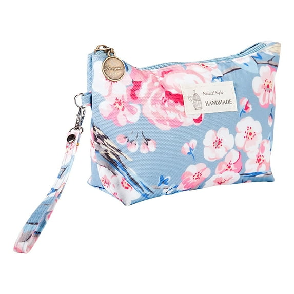 Home Textile Storage Cosmetics Storage Waterproof Fabric Cosmetic Storage Bag With Printed Design,Ladies Can Hold The Bag Hand In Hand,Waterproof Travel Wash Bag G