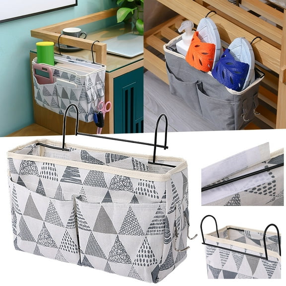 Home Textile Storage Dormitory for Bedside Hanging and Storage Bag in Student Dorm Room Home Fabric Organization
