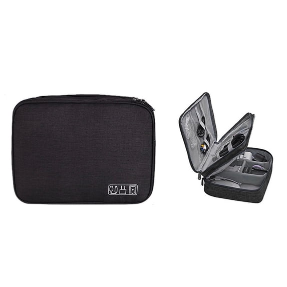 Home Textile Storage,Electronic Organizer Cable Organizer Compact Travel Organizer Bag Electronics Accessories Cases Storage Bag For Cable USB SD Card Power Bank Earphone