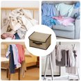 thumbnail image 1 of Home Textile Storage Foldable Cloth Organizer with Lid Convenient Wardrobe Space Practical Fabric for Clothing, 1 of 6