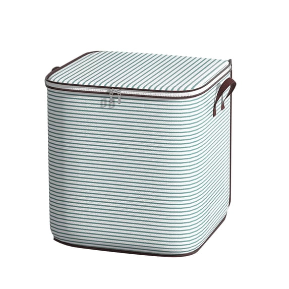 Home Textile Storage Foldable Storage Bags for Clothes Closet Organizers with Top Opening and Double Zip for Clothing Blanket Comforters and Toys