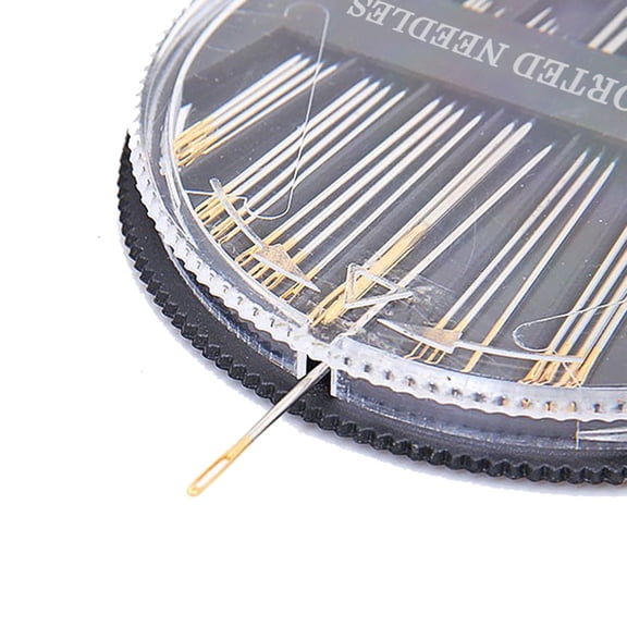 Home Textile Storage Hand Embroidery Mending Quilt Sewing Needles Assorted Craft 30PCS for Housekeeping & Organizers 30PCS, Black