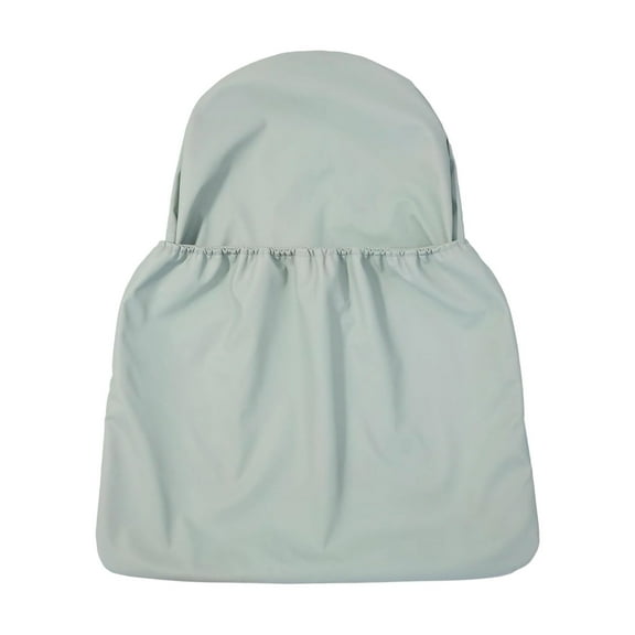 Home Textile Storage Highchair Handy Pocket Pouch Compatible with Antilop Highchair Back Storage Bag PU Dining Chair Accessories with Large Internal Zip Pocket