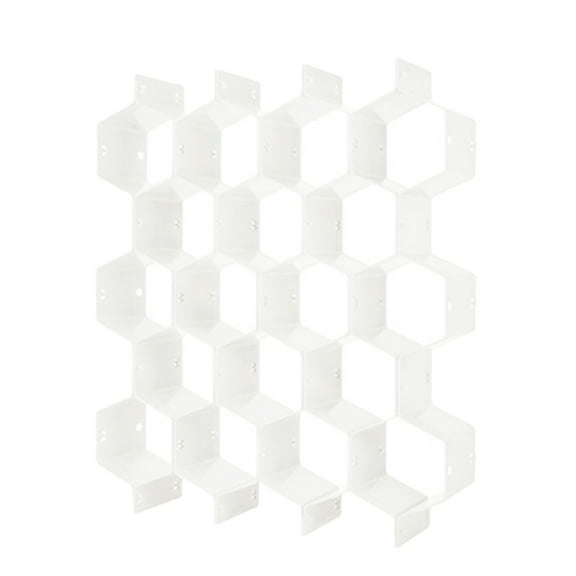 Home Textile Storage,Honeycomb Compartment Drawer Storage Plastic Storage Box Lattice Divider