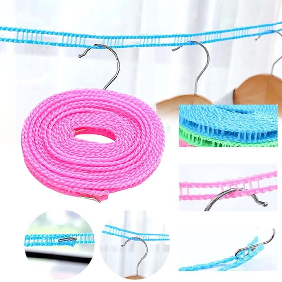 Home Textile Storage Indoor Outdoor Clothesline for Quilts Thickened Non Line with Fixed Buckle Windproof and 8m Length for Versatile Use