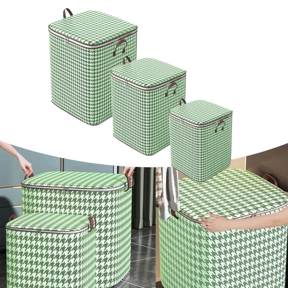 Home Textile Storage Large Capacity Folding Clothes Organizer Wardrobe with Reinforced Handle and Zipper for Home Use