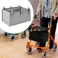 thumbnail image 1 of Home Textile Storage,Large Rollator Basket Foldable Cloth Under Seat Rollator Bag Basket Carry Insert For Four Wheel Rollator For Seniors Women Men Travel Activities, 1 of 8