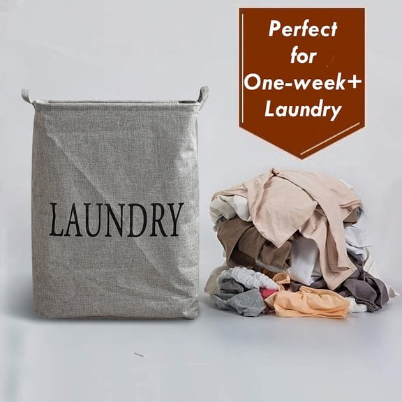 Home Textile Storage – Laundry 1 Pack Freestanding Long-Handled Square Bucket for Towel and Clothes Organization in Grey# end start# s#A versatile storage solution from the Home Textile Storage