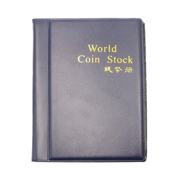 Home Textile Storage,New Collecting 120 Pockets World Coin Collection Storage Holder Money Album Book