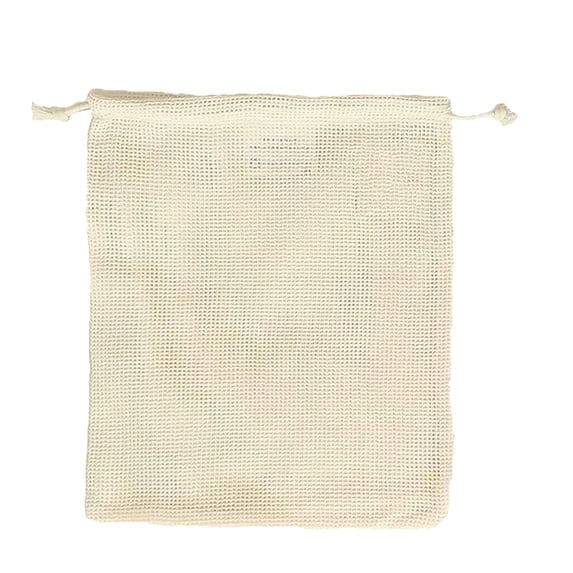 Home Textile Storage,Organic Cotton Mesh Bag Drawstring Drawstring Pocket Fruit Storage Bag
