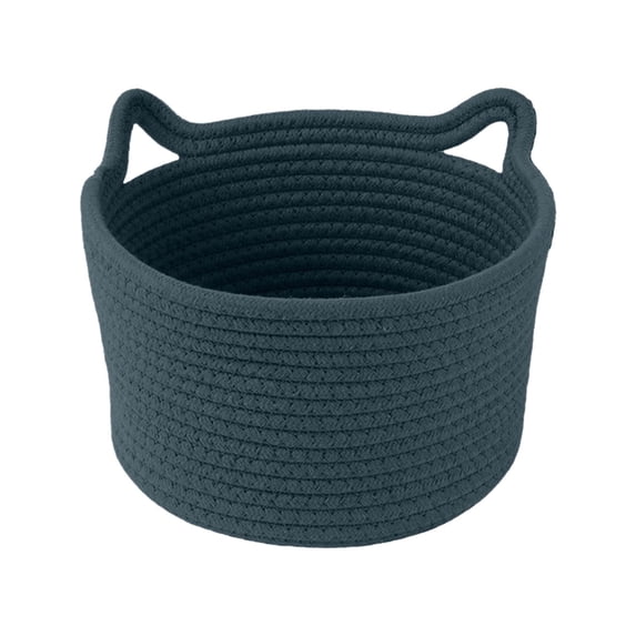 Home Textile Storage Organizer for Laundry Clothing and Toys with Durable Rope Design Cat Play Accessories