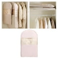 thumbnail image 1 of Home Textile Storage Peach Skin Velvet Storage Bag for Organizing Space Saving and Hanging Design, 1 of 3