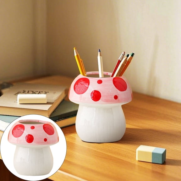 Home Textile Storage,Pen Holder Desk Light And High End Feel Student Makeup Brush Storage Box Creative Cute And Simple Decorative Item