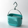 thumbnail image 1 of Home Textile Storage,Plastic Shower Caddy Basket Hanging Bathroom Dorm Organizer Portable Storage Caddy Tote For Garden Tools Cleaning, 1 of 4