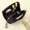thumbnail image 1 of Home Textile Storage Product Title Compact Makeup Organizer Bag for Travel and Everyday Use Small Pouch for Women and Girls Sleek Cosmetic Storage Solution for Purse, 1 of 2