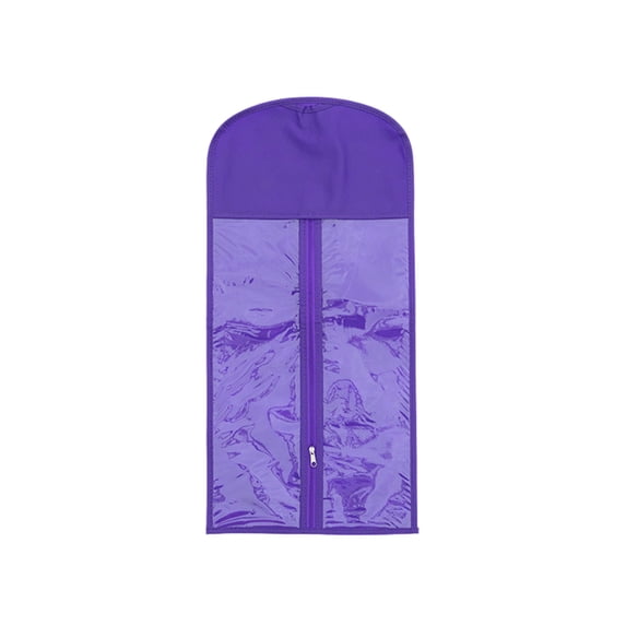 Home Textile Storage Proof Wig Bags with Holder - Portable Storage Solution for Multiple Wigs with Transparent Zip Up Closure and Hanger